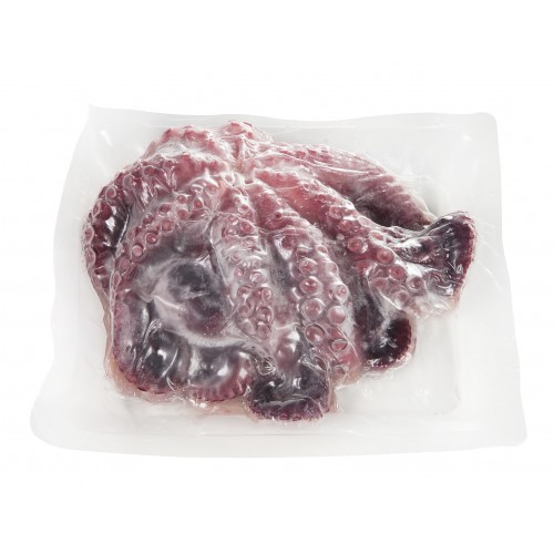 Frozen cooked whole octopus